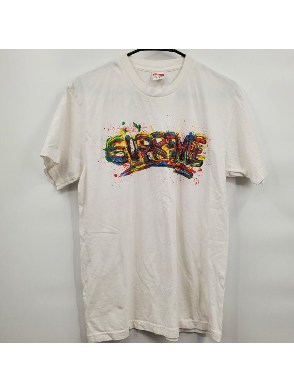 Supreme Paint Logo Graphic Tee Shirt Top Men Size Medium Spring Summer 2020